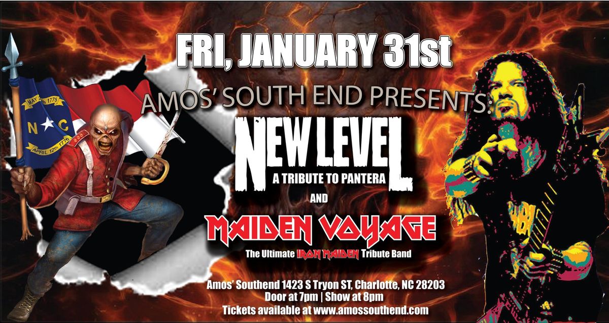 NEW LEVEL - A Tribute to Pantera and Maiden Voyage The Ultimate Tribute to Iron Maiden