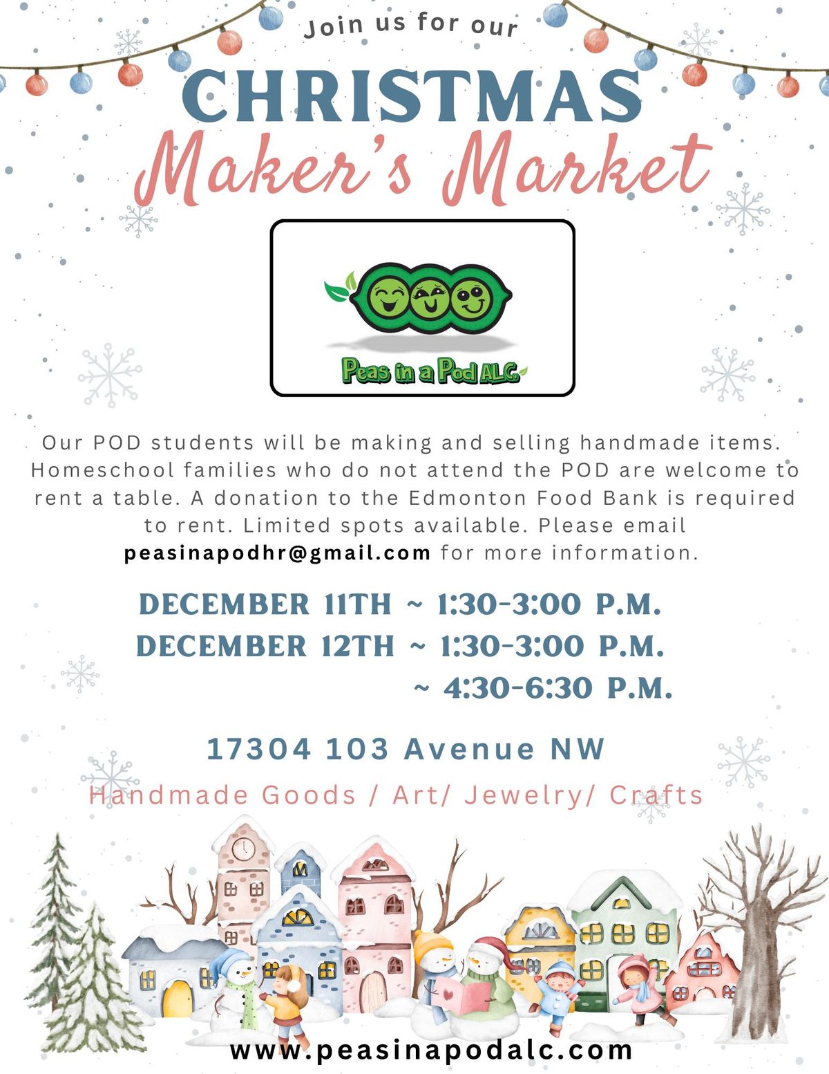 Christmas Maker's Market