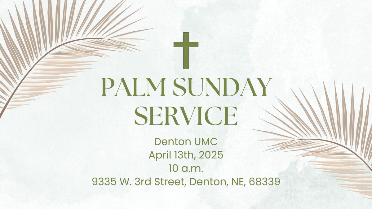 Palm Sunday Service 