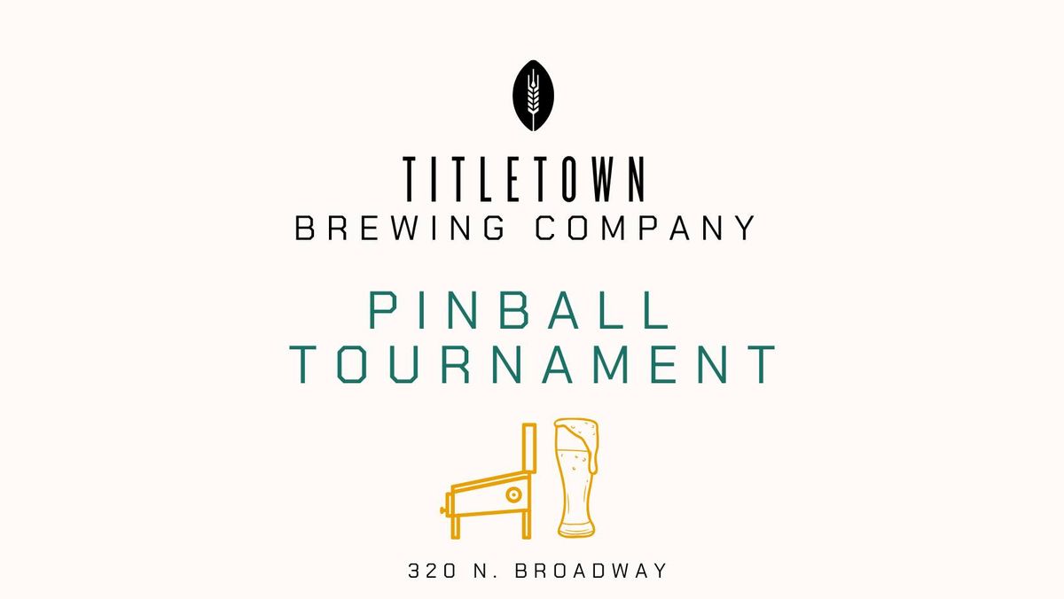 Pinball Tournament at TBC! \ud83c\udf7a 