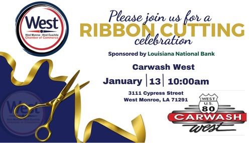 Ribbon Cutting - Carwash West