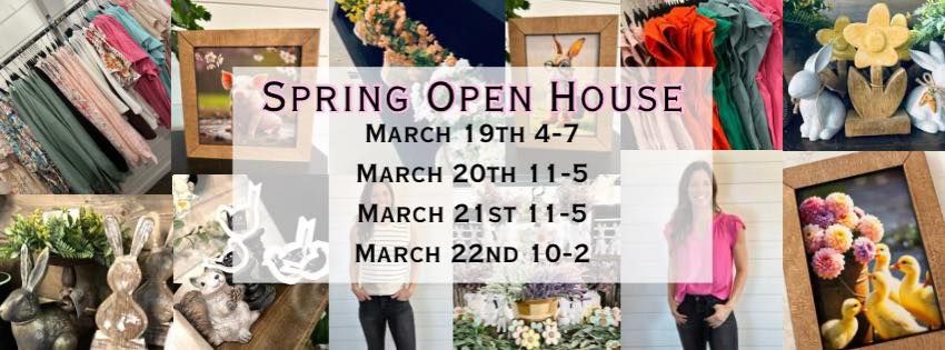 Spring Open House\ud83c\udf38