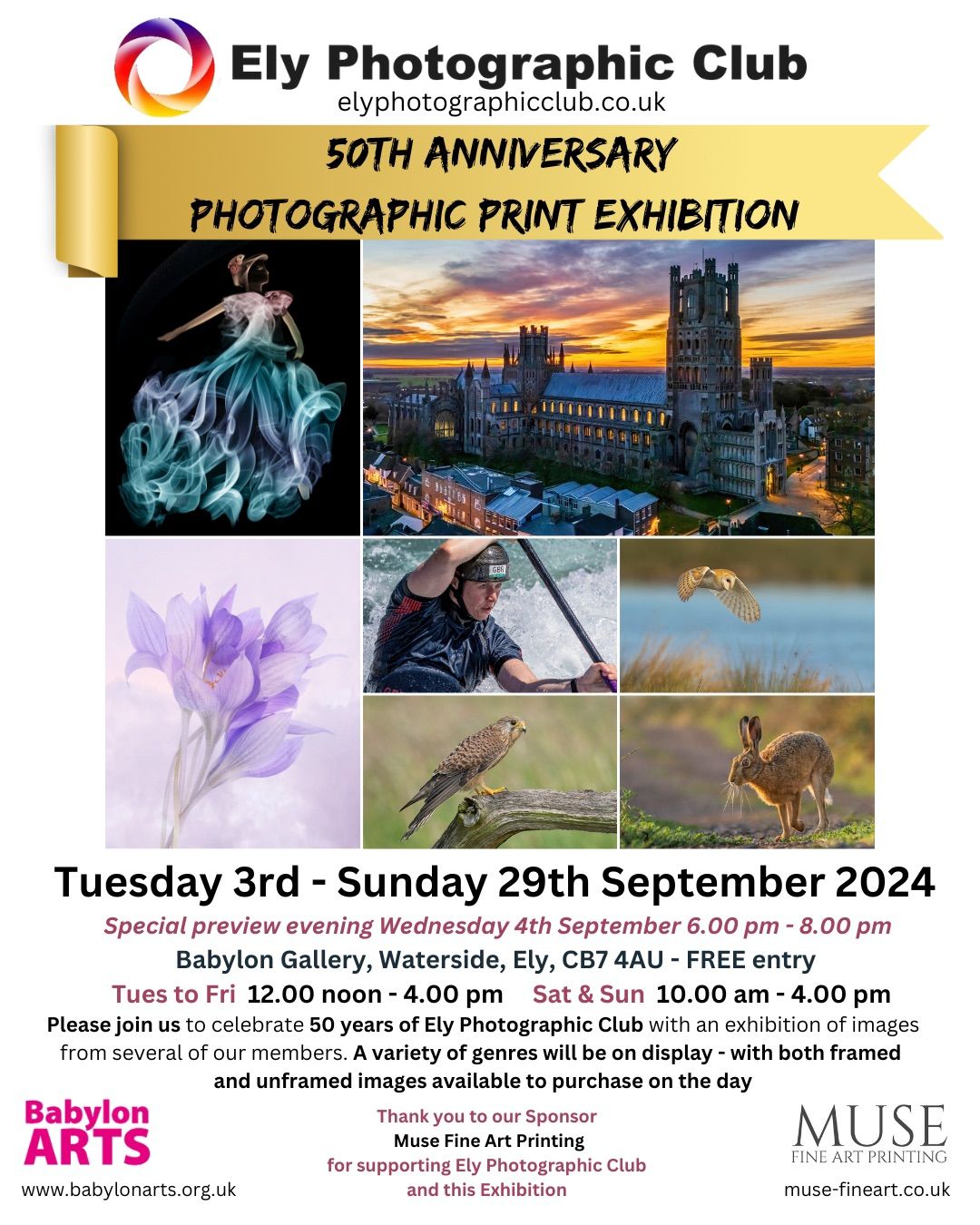 Ely Photographic Club - 50th Anniversary Photographic Print Exhibition