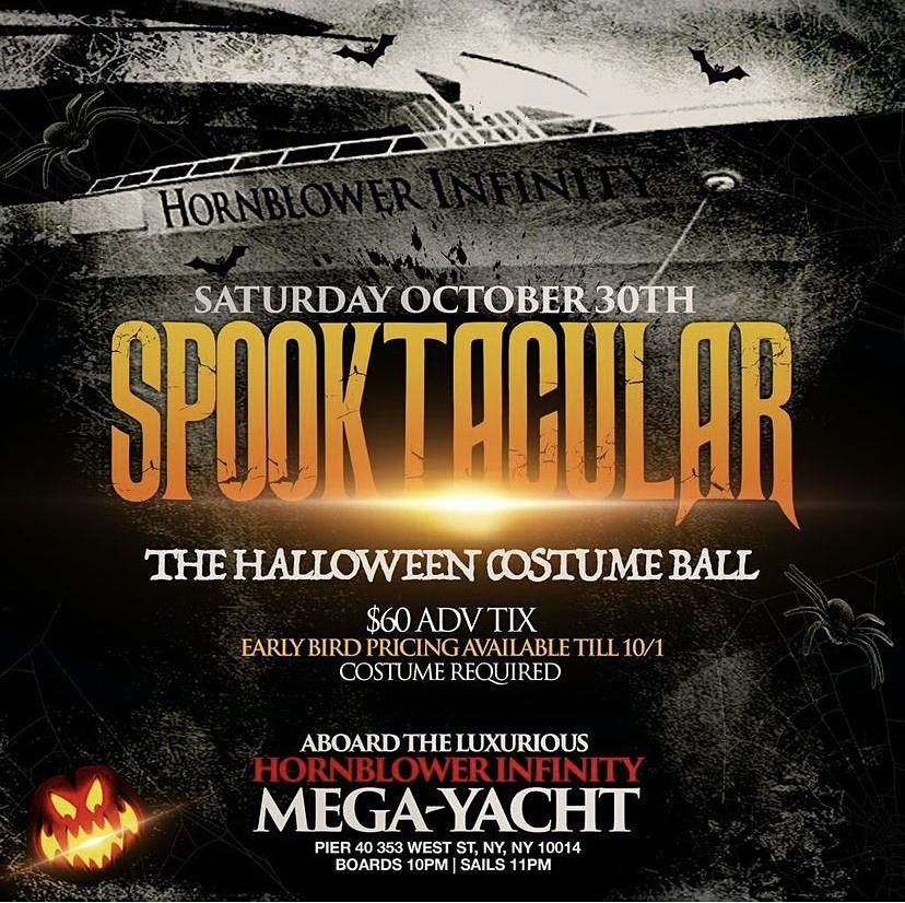 SPOOKTACULAR THE HALLOWEEN COSTUME BALL ON THE YACHT, HORNBLOWER