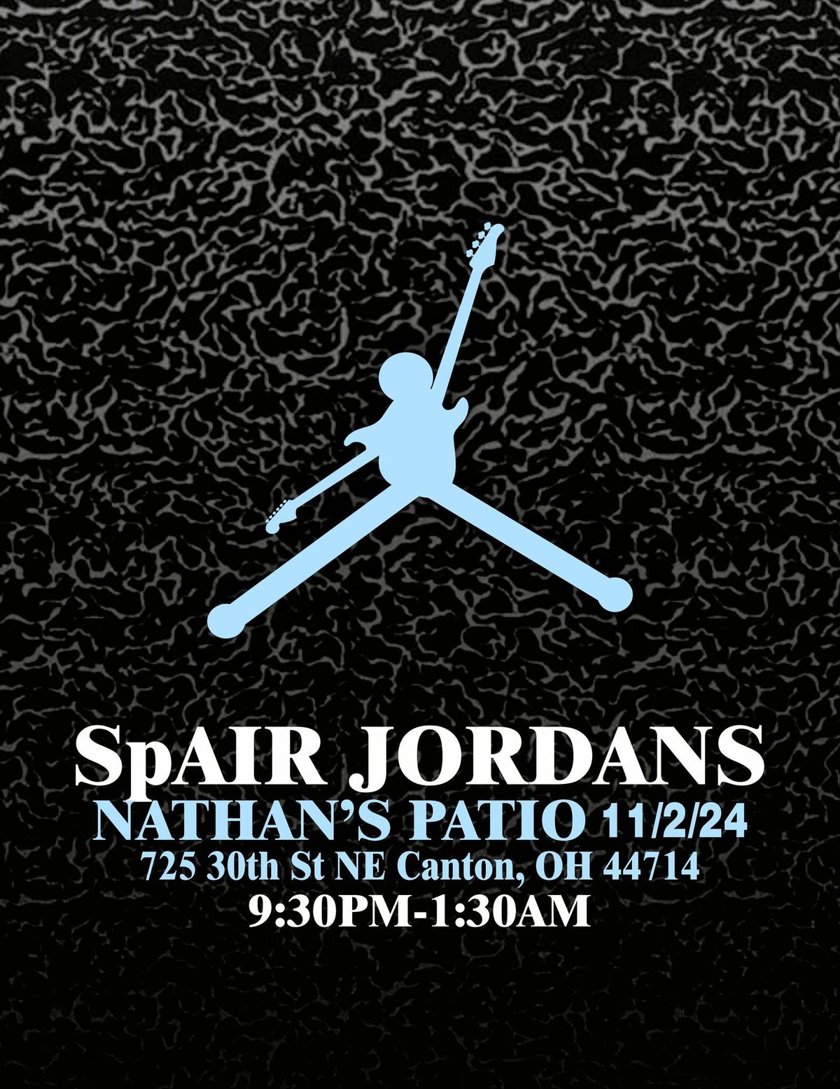 SpAir Jordans live at Nathan's Patio!