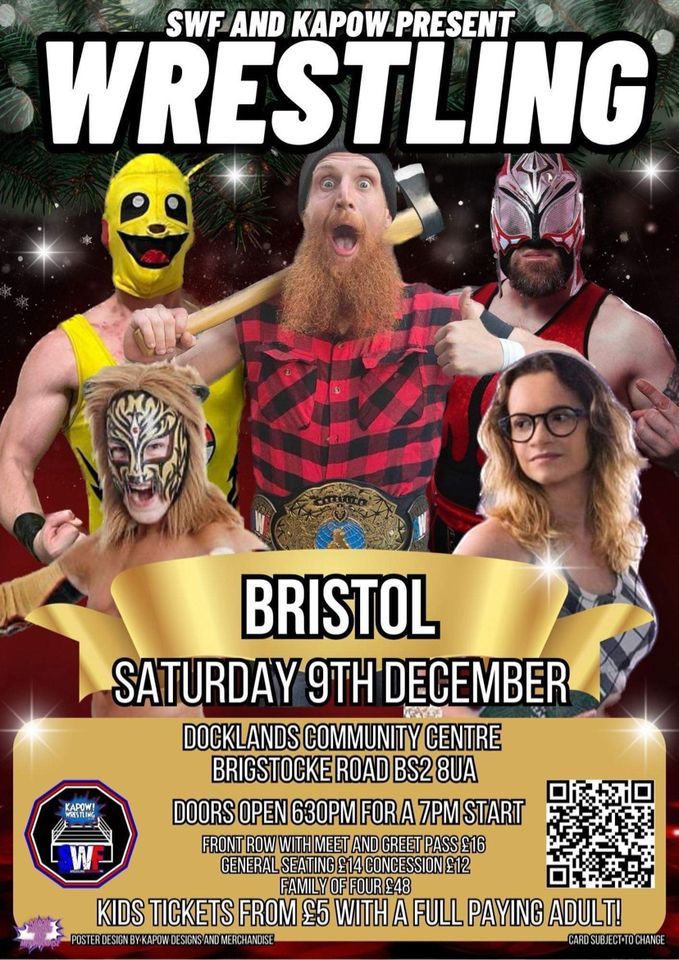Live Wrestling in Bristol Docklands 