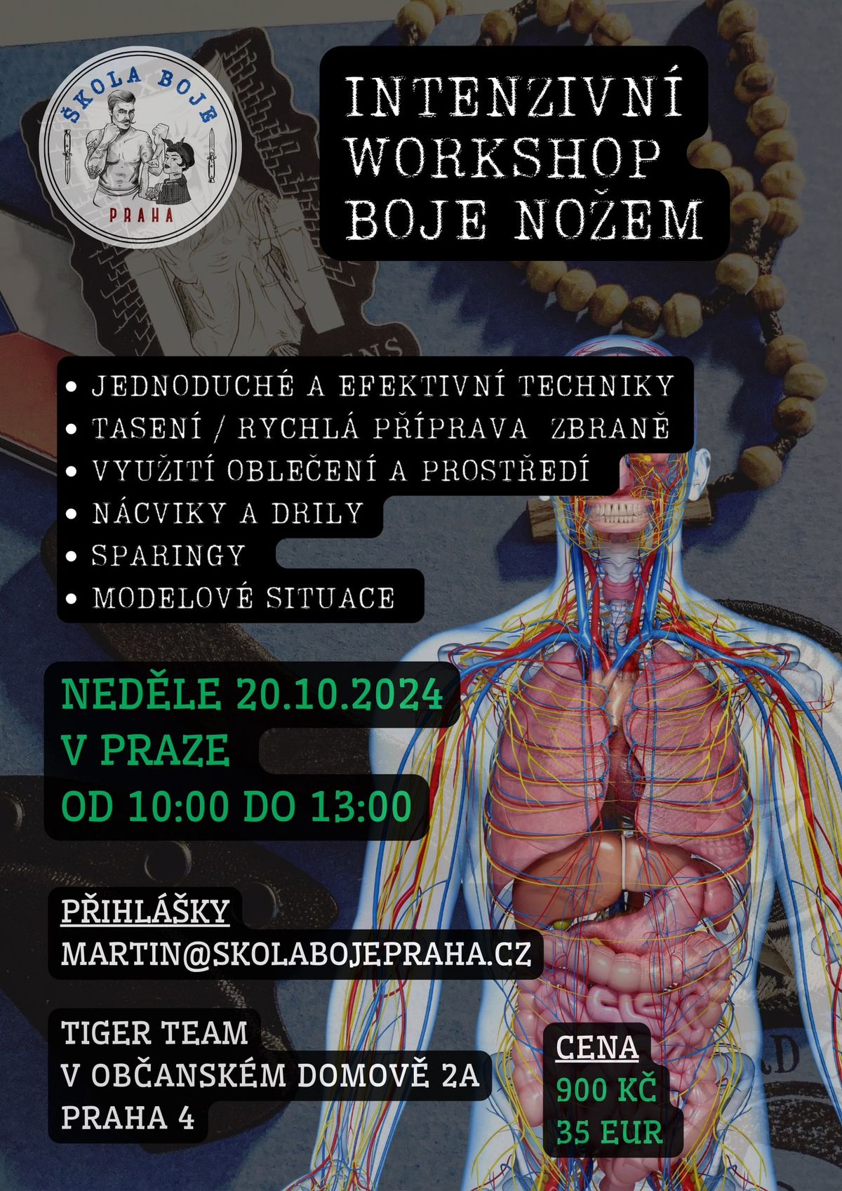 Intenzivn\u00ed workshop boje no\u017eem