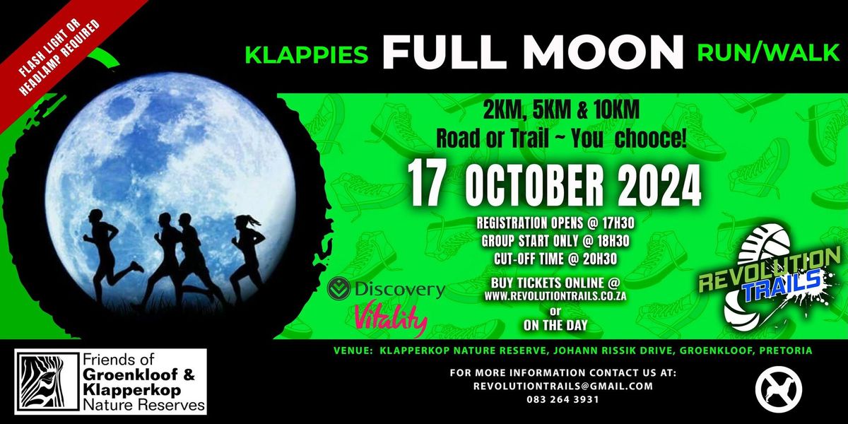 Klappies Full Moon Run\/Walk