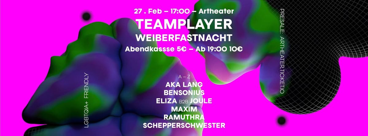 Artheater TEAMPLAYER \u2013 Weiberfastnacht