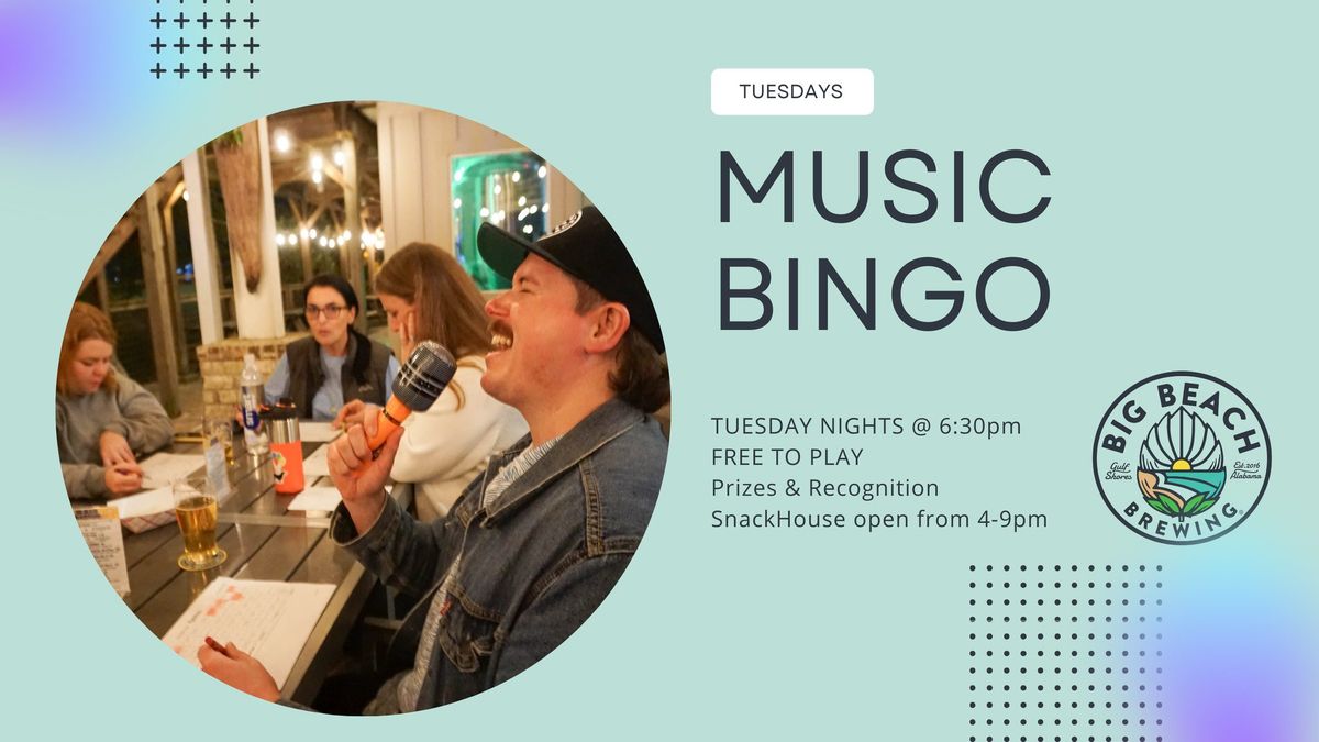 Big Beach Music Bingo Night