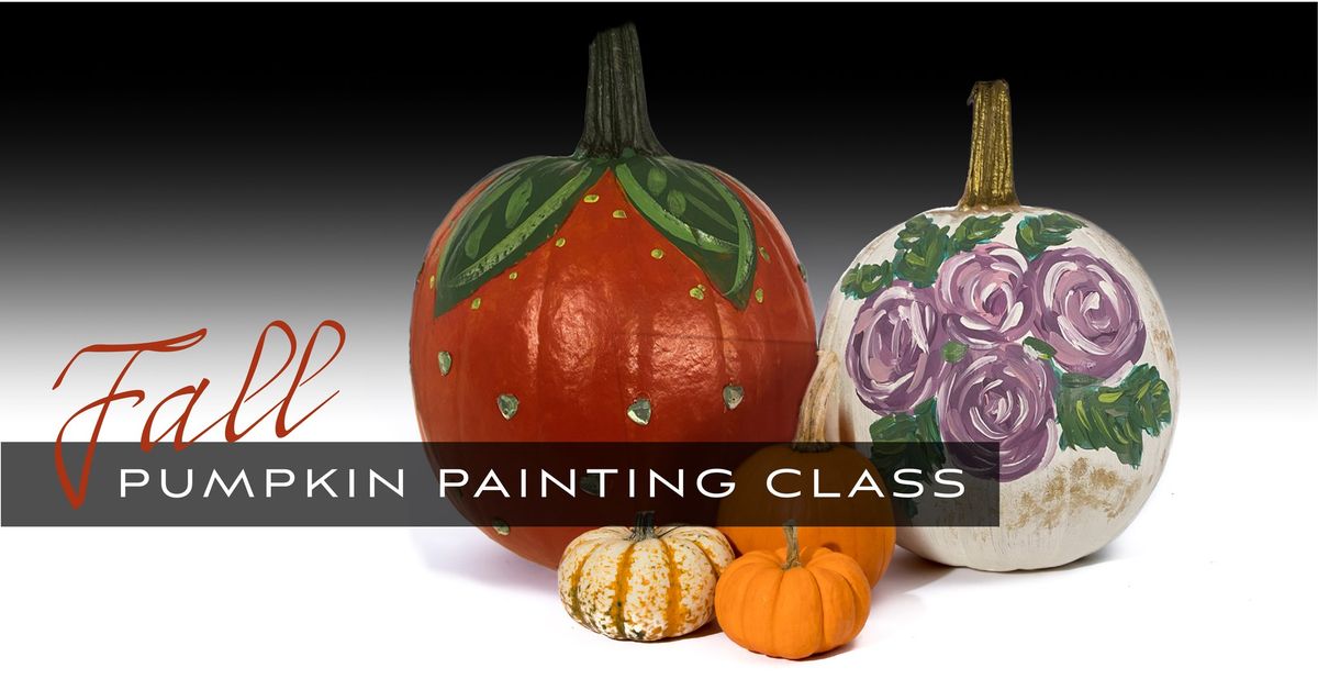 FALL PUMPKIN PAINTING CLASS