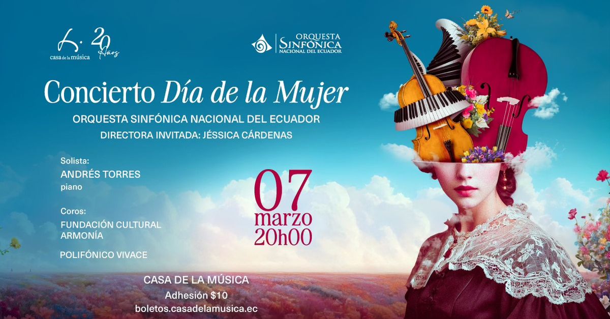 ORQUESTA SINF\u00d3NICA NACIONAL: CONCIERTO D\u00cdA DE LA MUJER