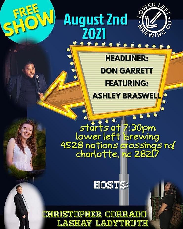 Comedy Show at Lower Left Brewing Company: 8\/2\/21