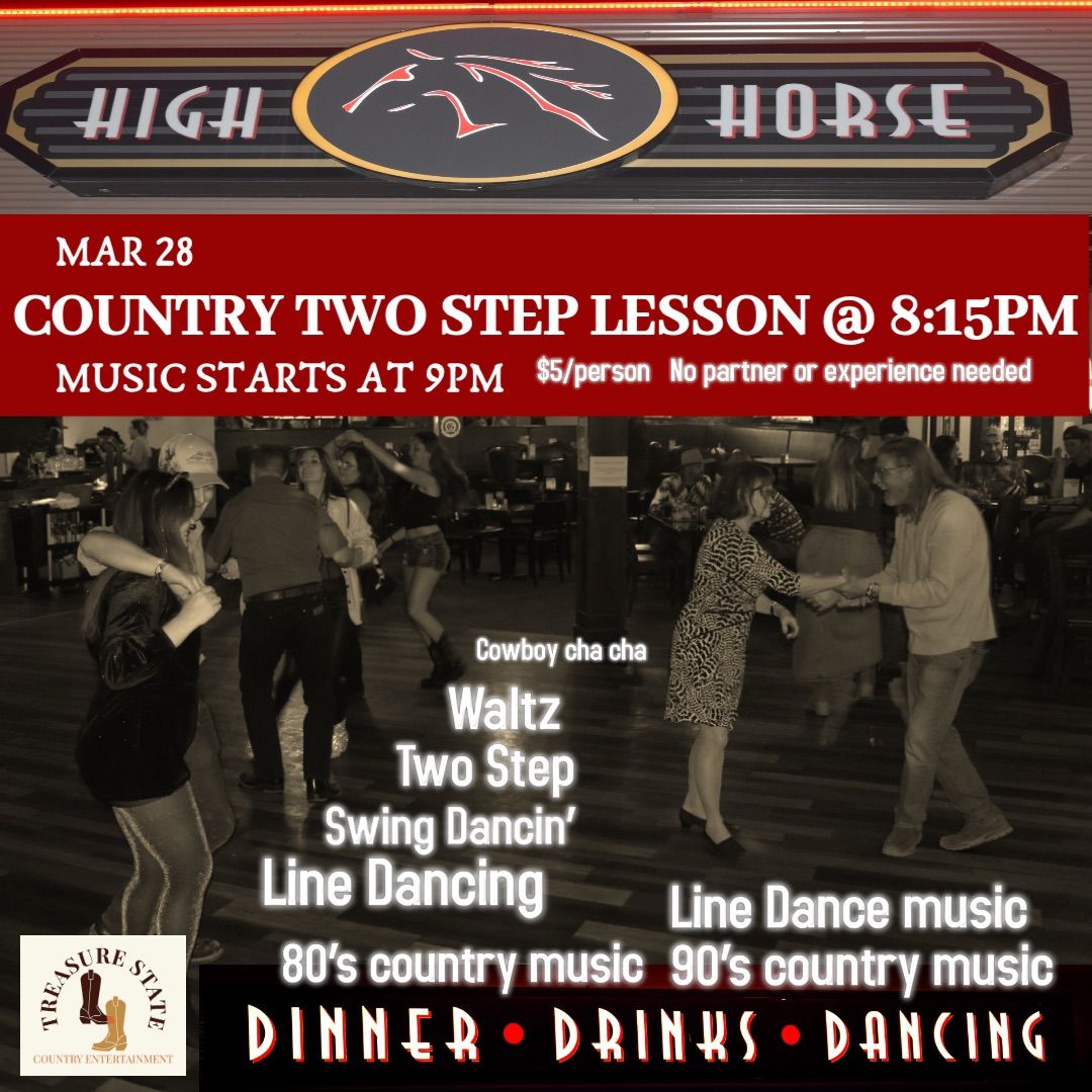 \u2728Country Two Step Lesson & Friday Night Country Dancing\u2728