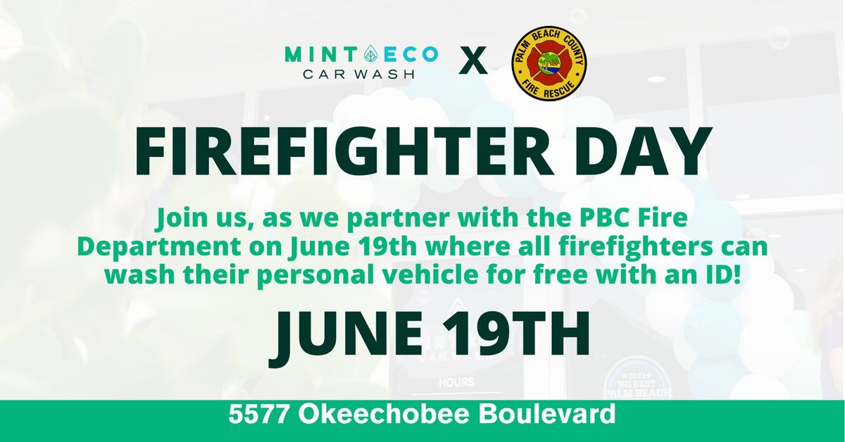 FIREFIGHTER DAY | FREE CAR WASH | FIREFIGHTERS WASH FREE