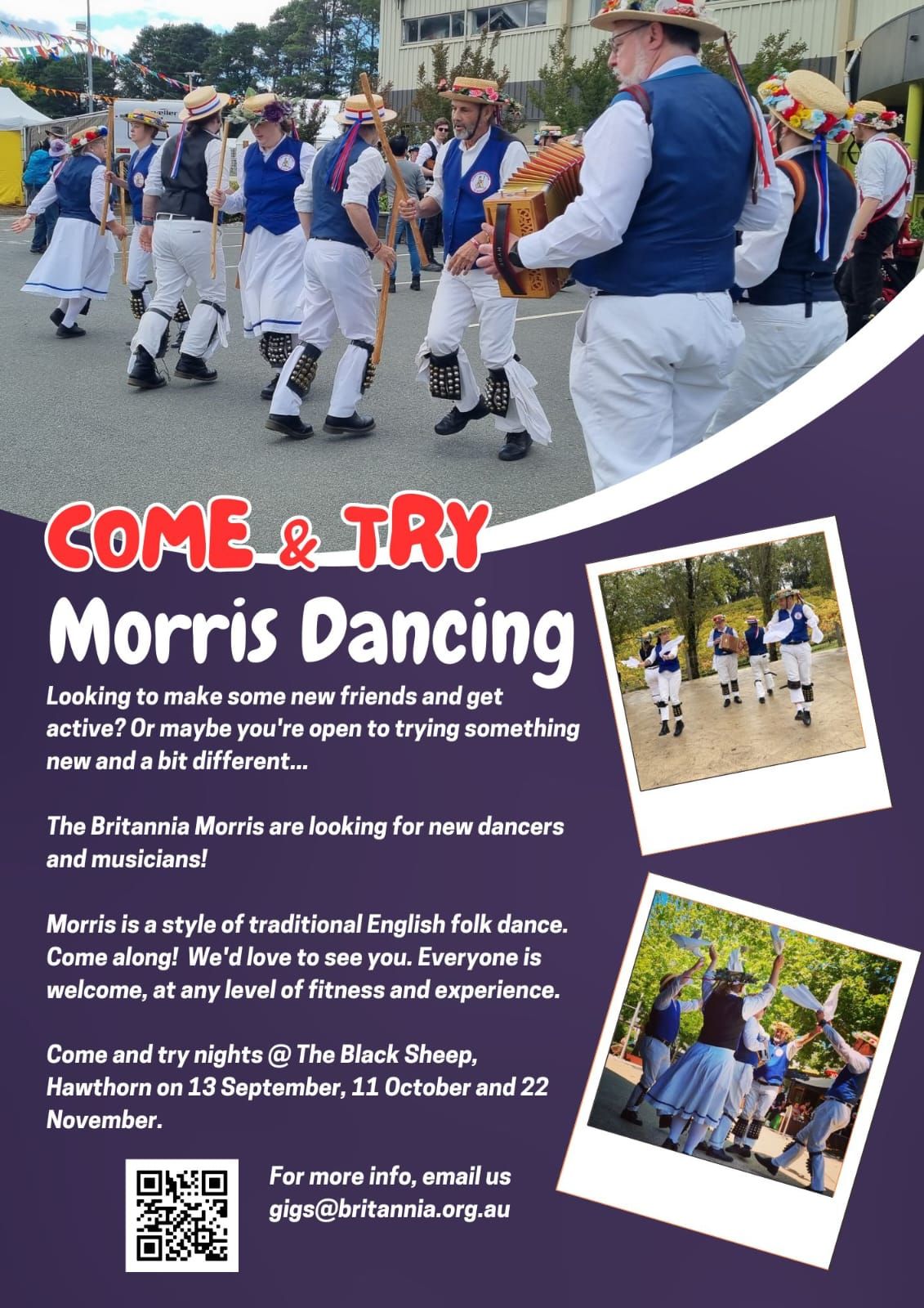 Come and Try Morris Dancing