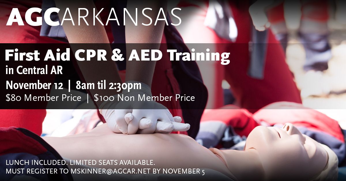 First Aid CPR & AED Training in Central AR