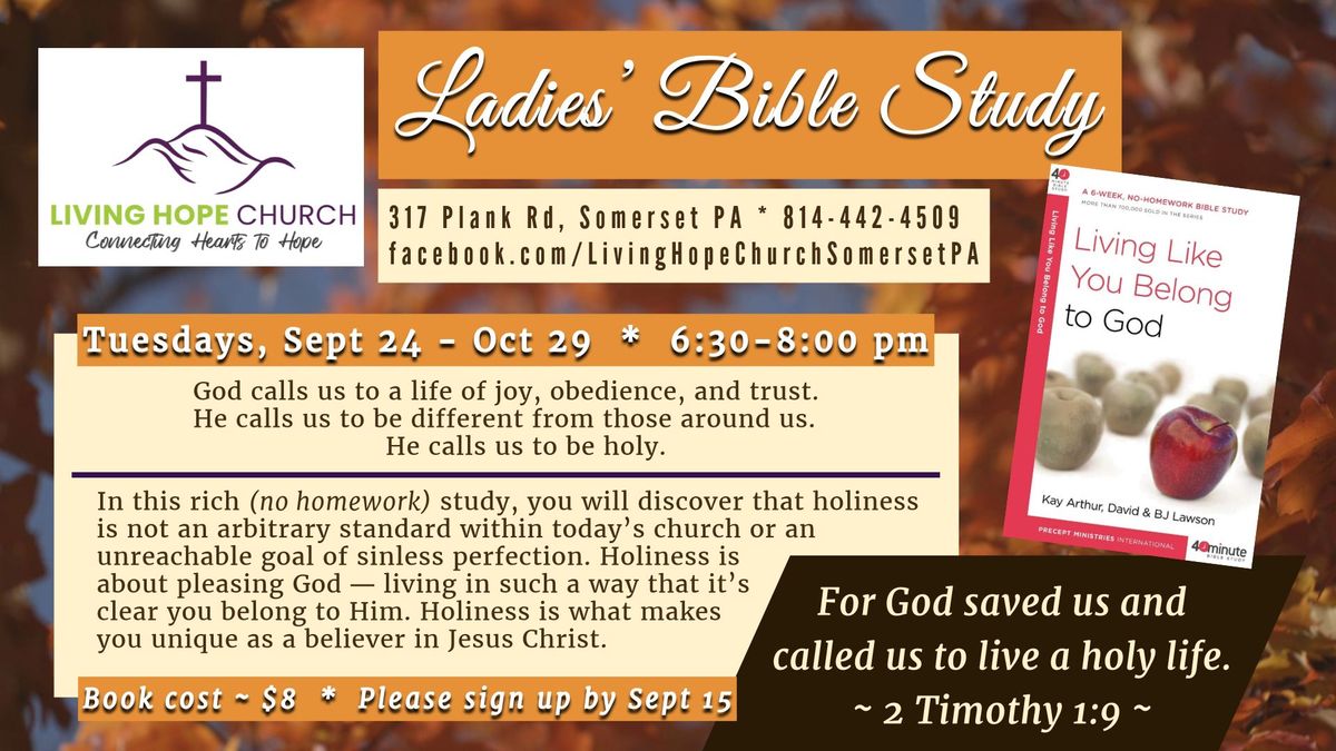 LADIES' BIBLE STUDY