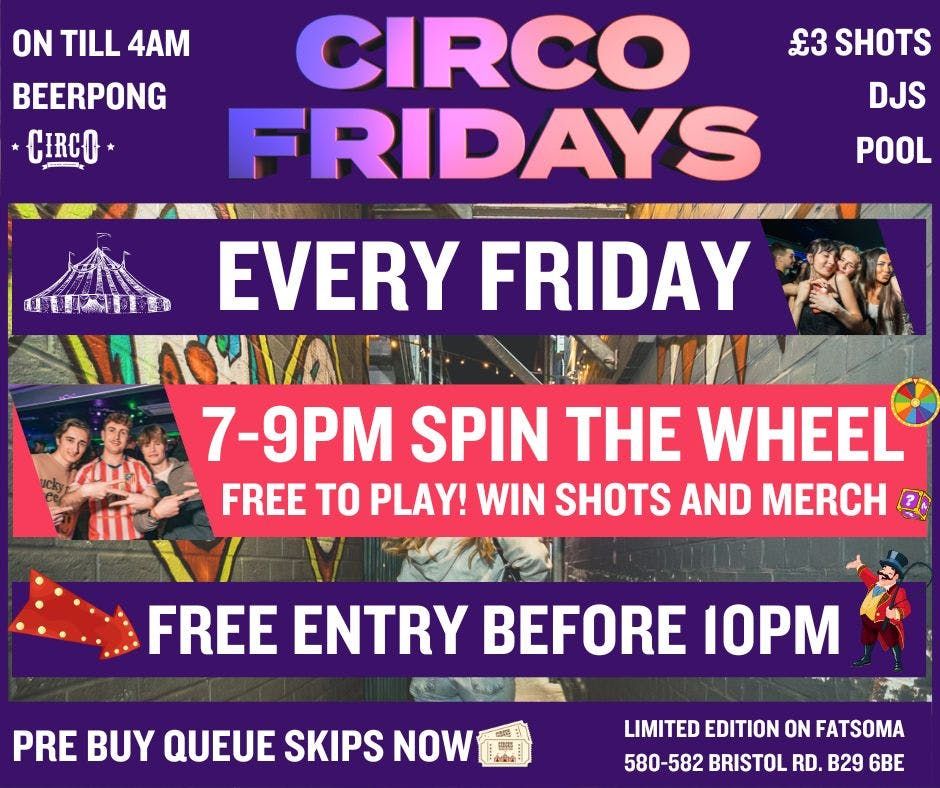 CIRCO FRIDAYS