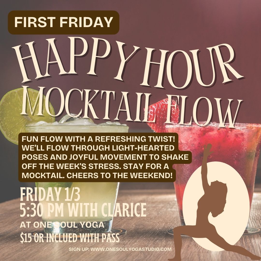 First Friday Happy Hour Mocktail Flow