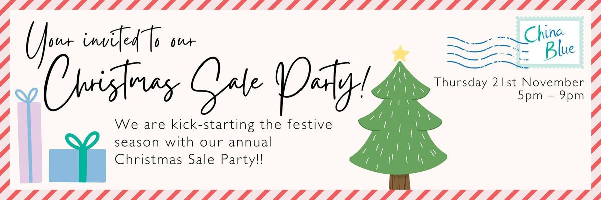 Christmas Sale Party!