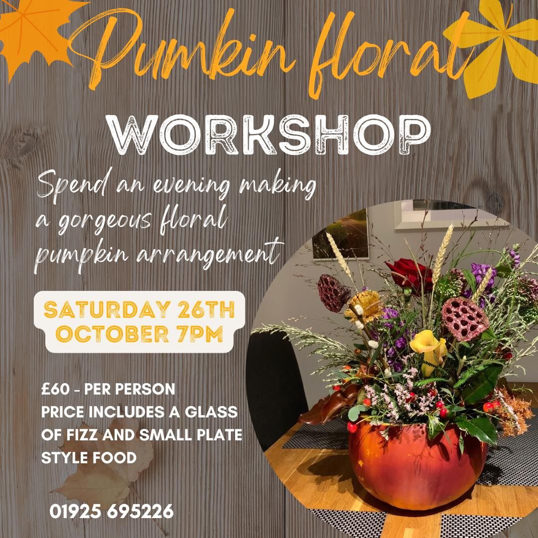 Floral pumpkin workshop 