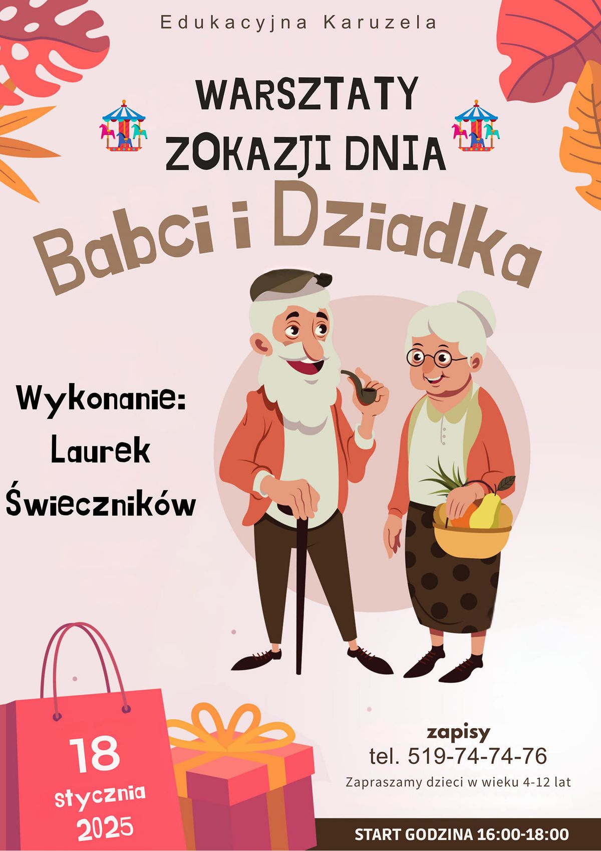 \ud83d\udc74Warsztaty z okazji dnia Babci i Dziadka\ud83d\udc75