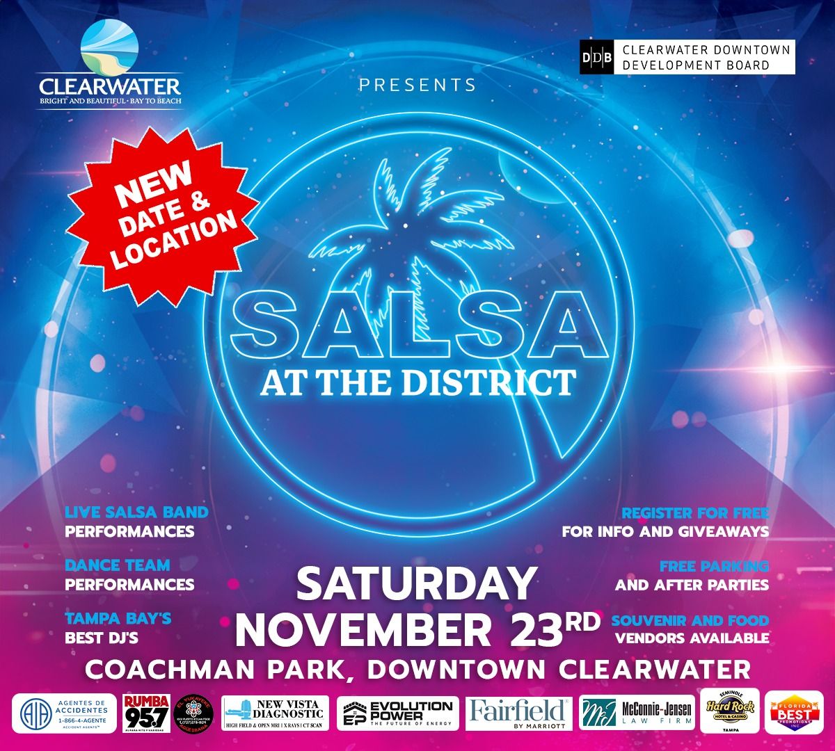 SALSA at the District 2024 **NEW DATE AND LOCATION**