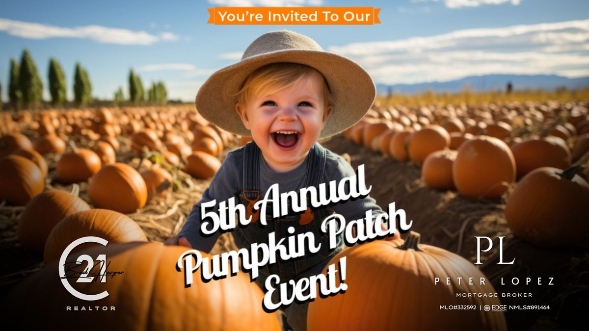 5th Annual Pumpkin Patch Event!