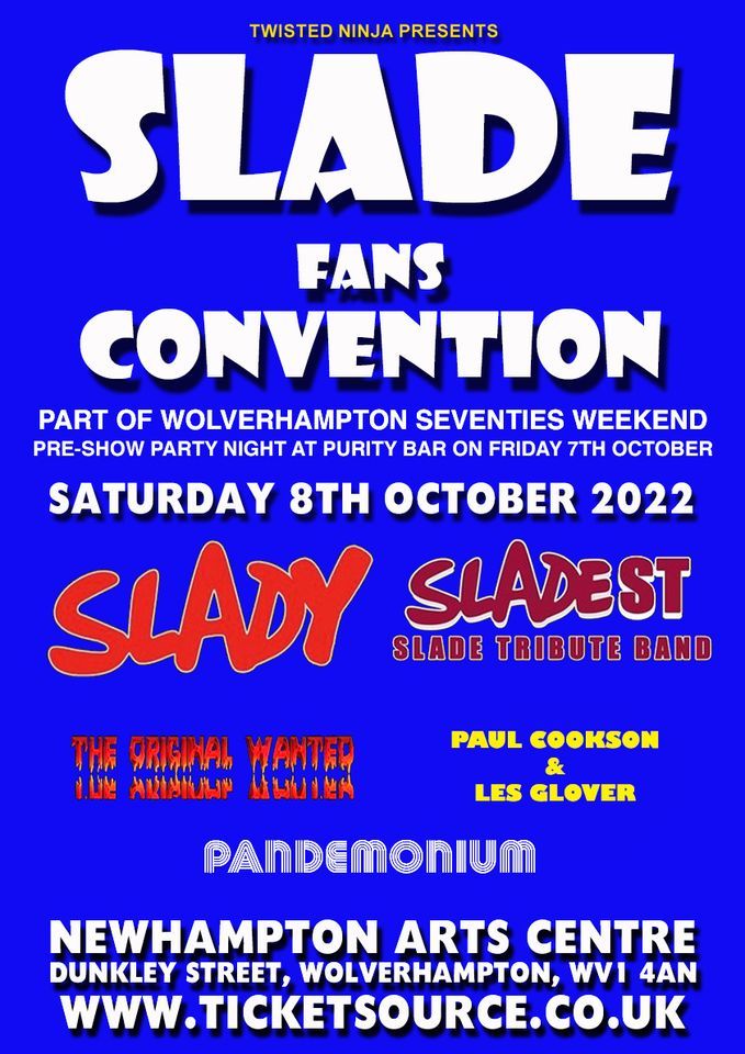 Slade Fans Convention 2022 - part of Wolverhampton 70's Weekend