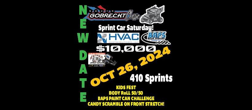 HVAC Distributors, Inc Kevin Gobrecht Classic $10,000 to Win 410 Sprints at BAPS Motor Speedway