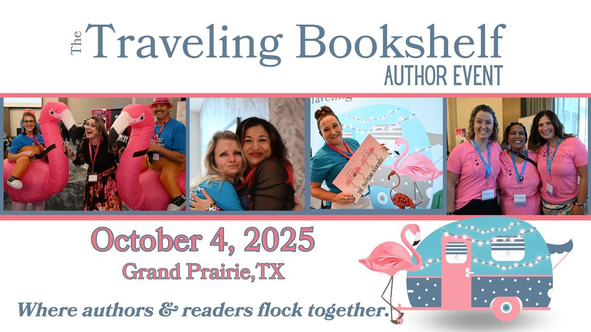 Traveling Bookshelf Author Event 