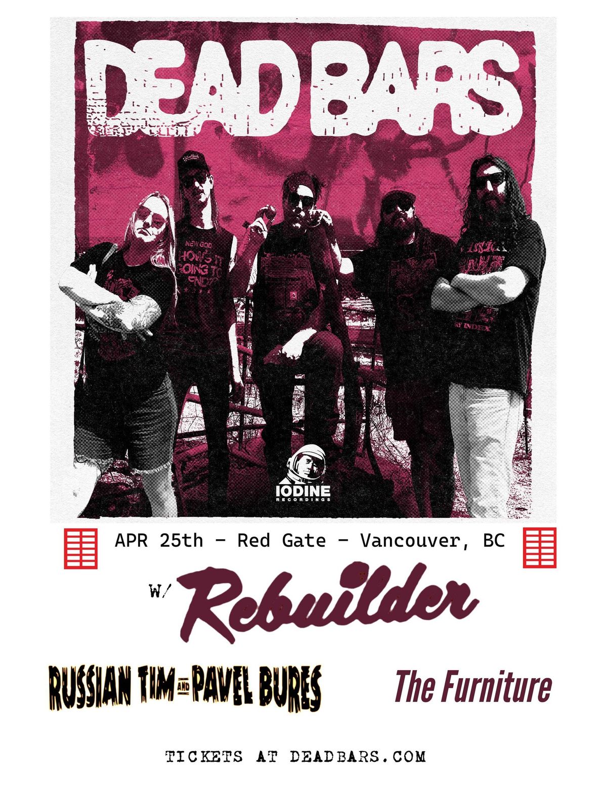 Dead Bars Album Release Show with Rebuilder (Boston), Russian Tim and Pavel Bures, The Furniture