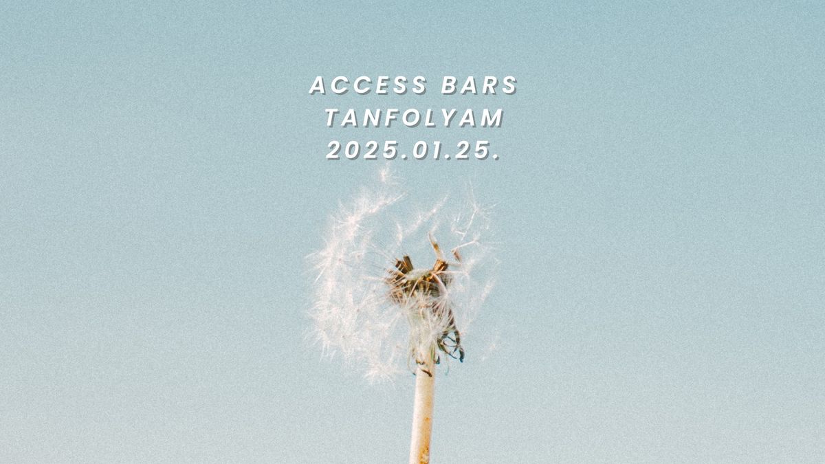 Access Bars Tanfolyam Orsival