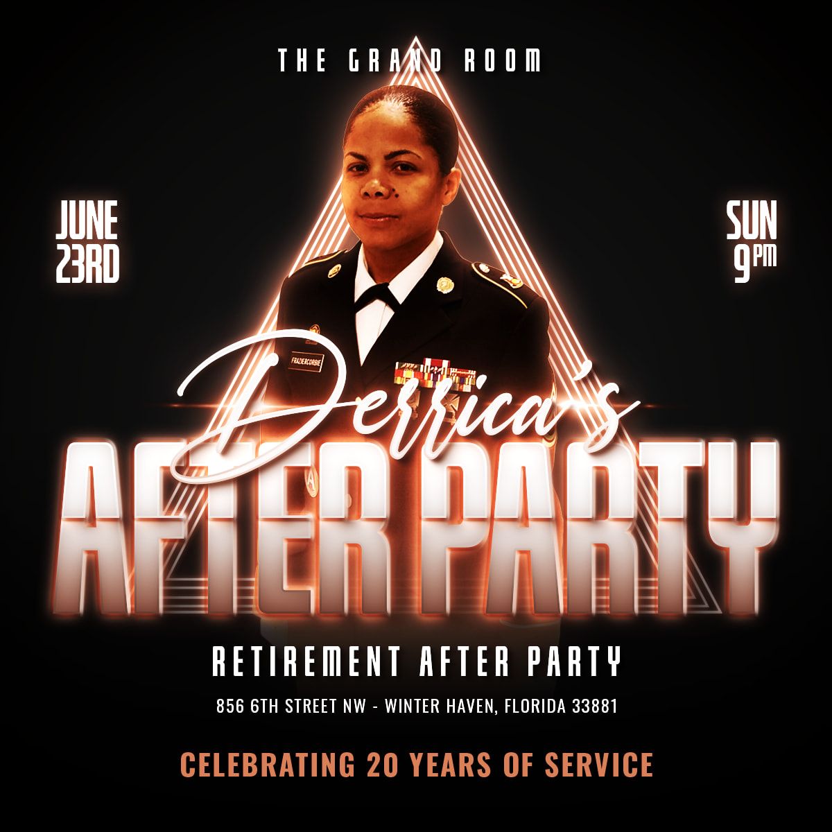Derrica Frazier-Corbie 20 Year Retirement Party