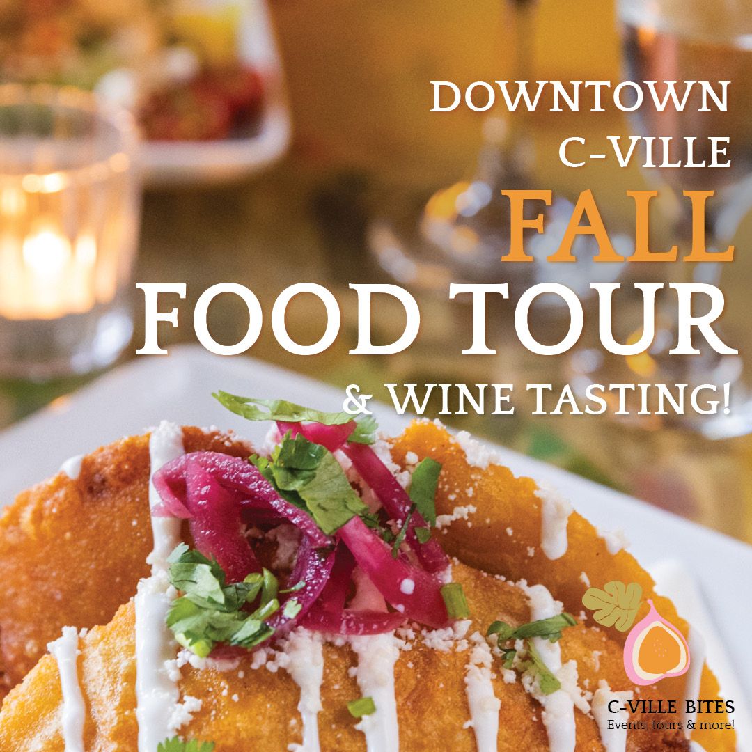 Downtown C-ville Food Tour + Wine Tasting