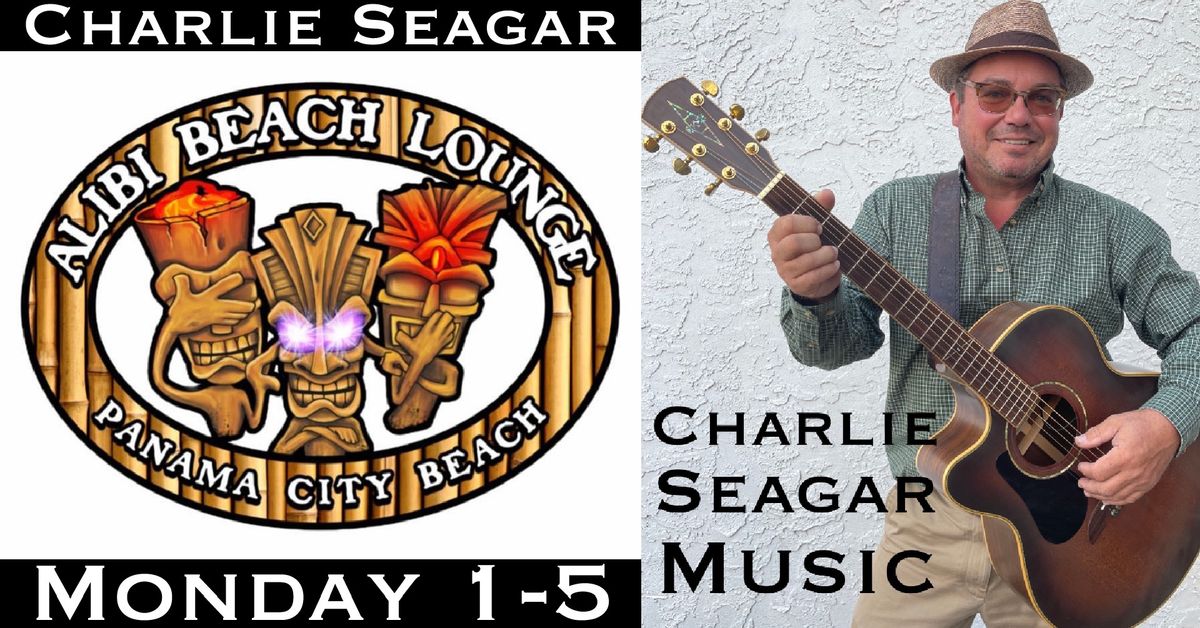 Charlie Seagar Plays Guitar at the Alibi Beach Lounge & Grill on Mondays from 1-5 PM 