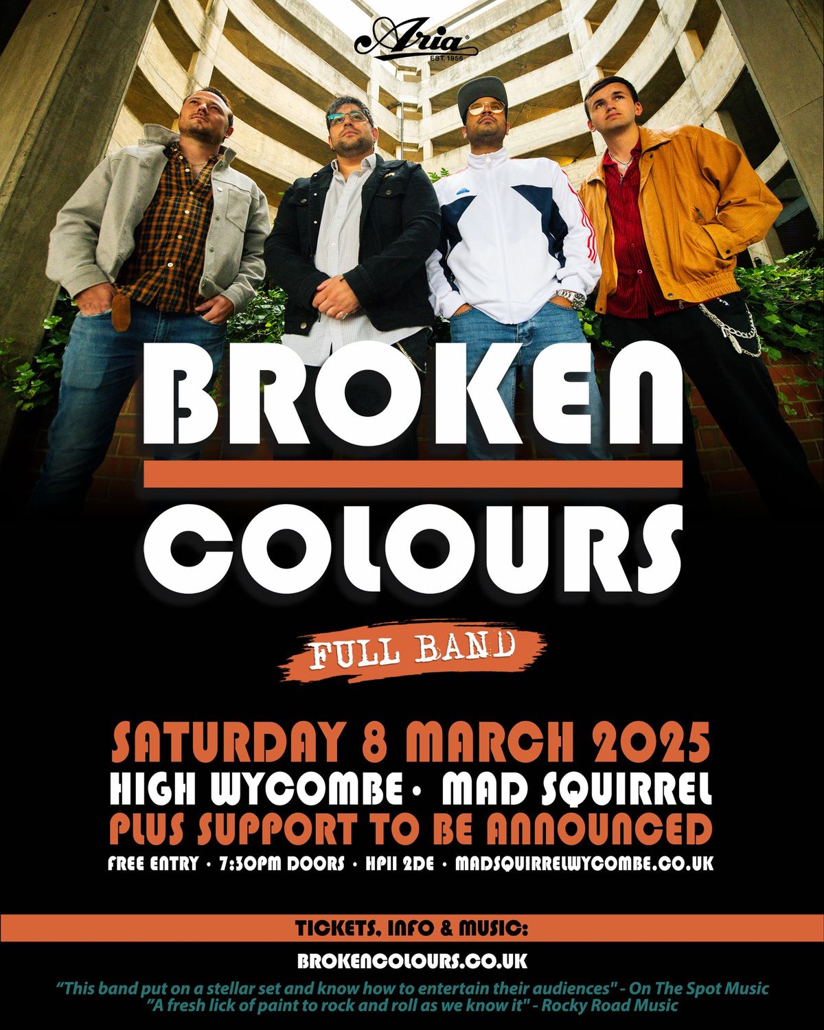 Broken Colours at The Mad Squirrel - High Wycombe