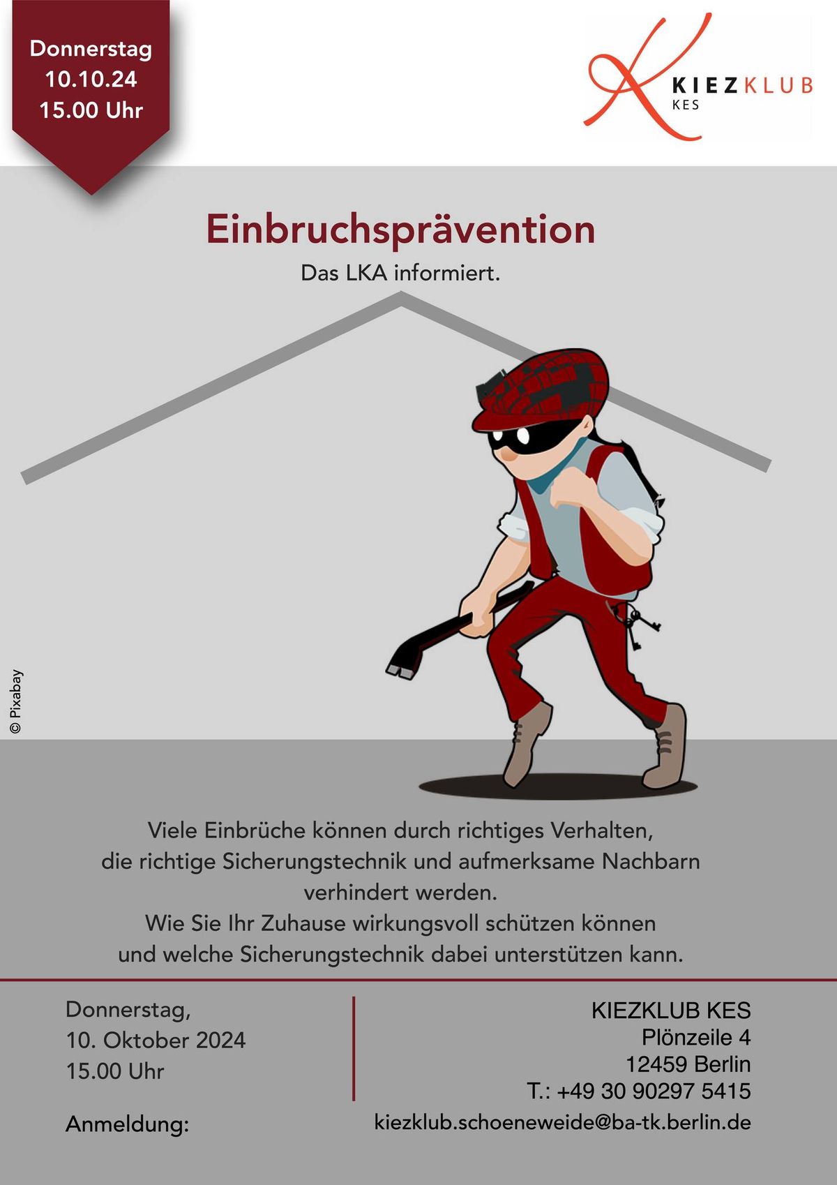 Einbruchspr\u00e4vention mit der Polizei