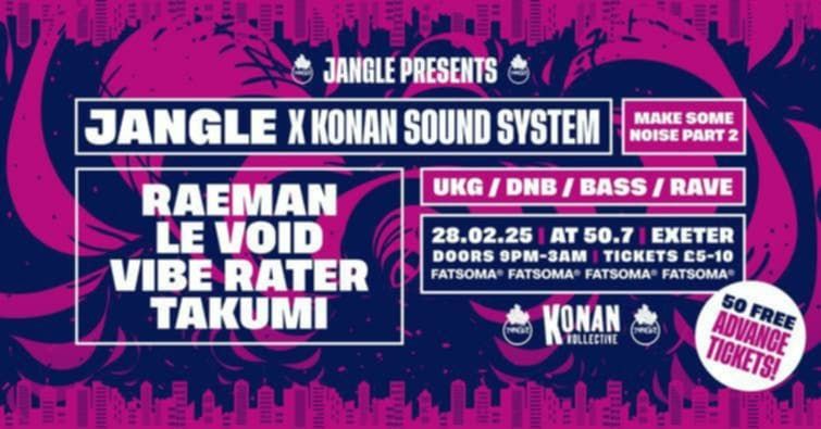 Jangle x Konan sound system : Make some noise part 2