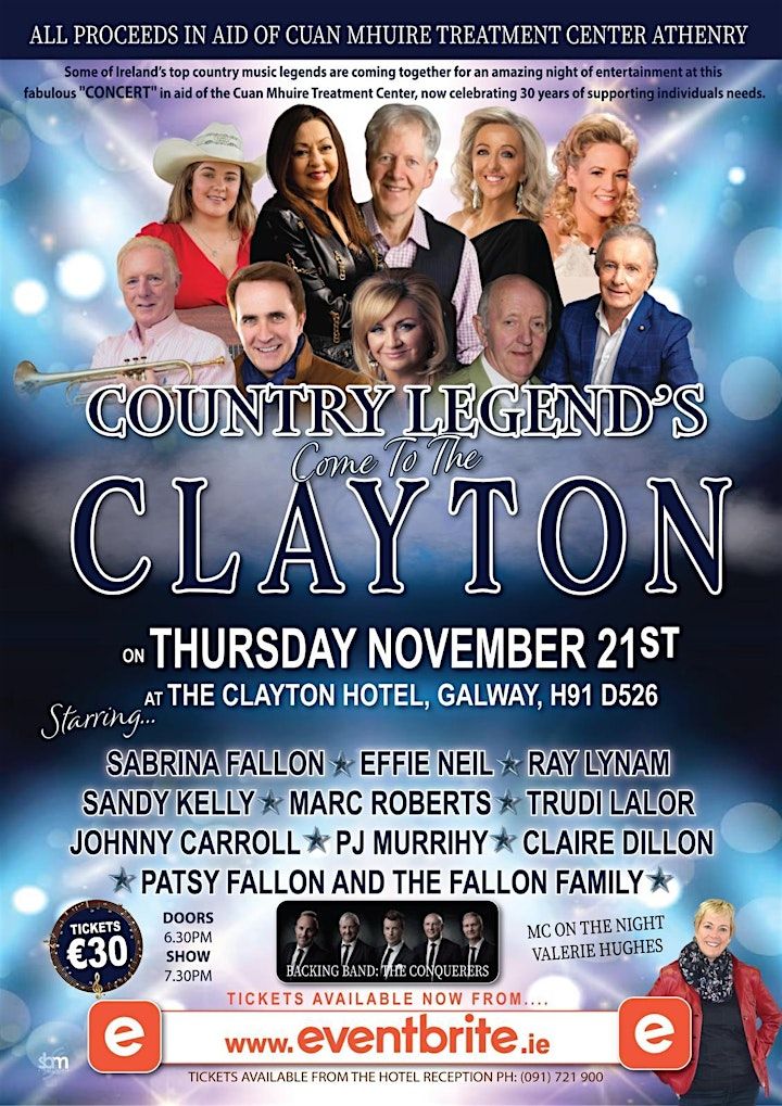 Country Legends Come To The Clayton