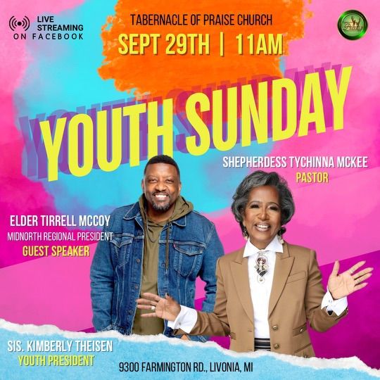 Youth Sunday with Elder Tirrell McCoy, guest speaker