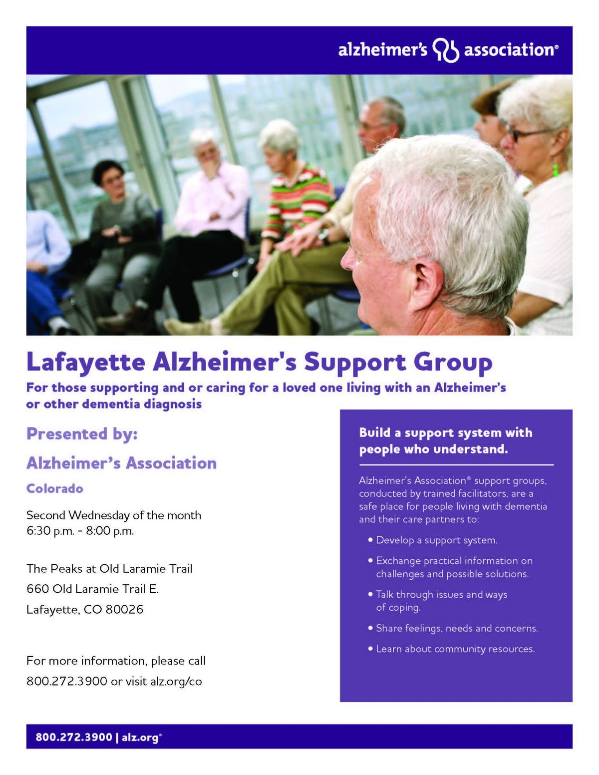 Lafayette Alzheimer's Support Group