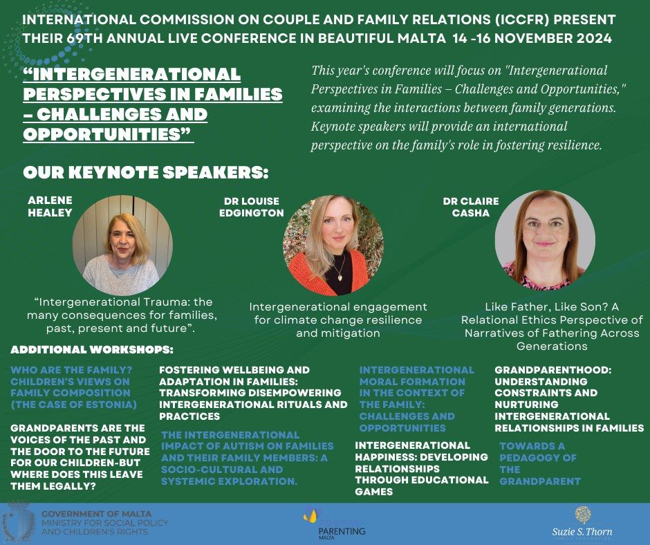 ICCFR Annual Conference \u201cIntergenerational Perspectives in Families \u2013 Challenges and Opportunities\u201d 