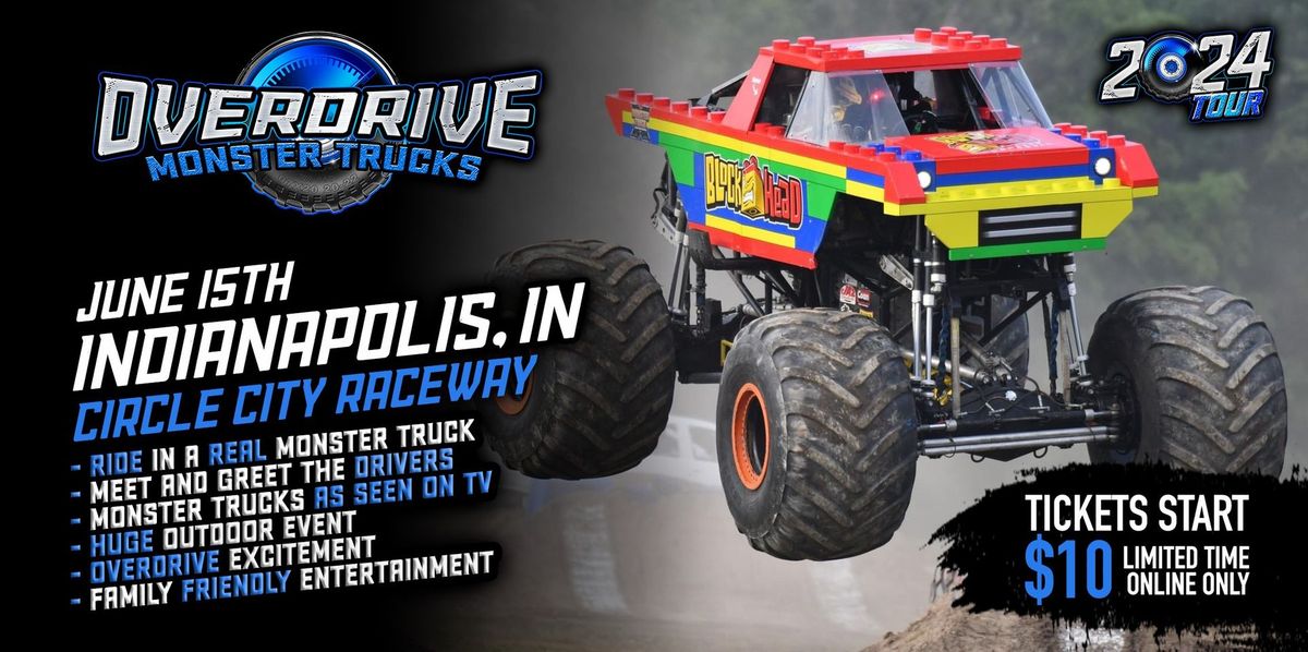 Indianapolis, IN - Circle City Raceway - Overdrive Monster Trucks