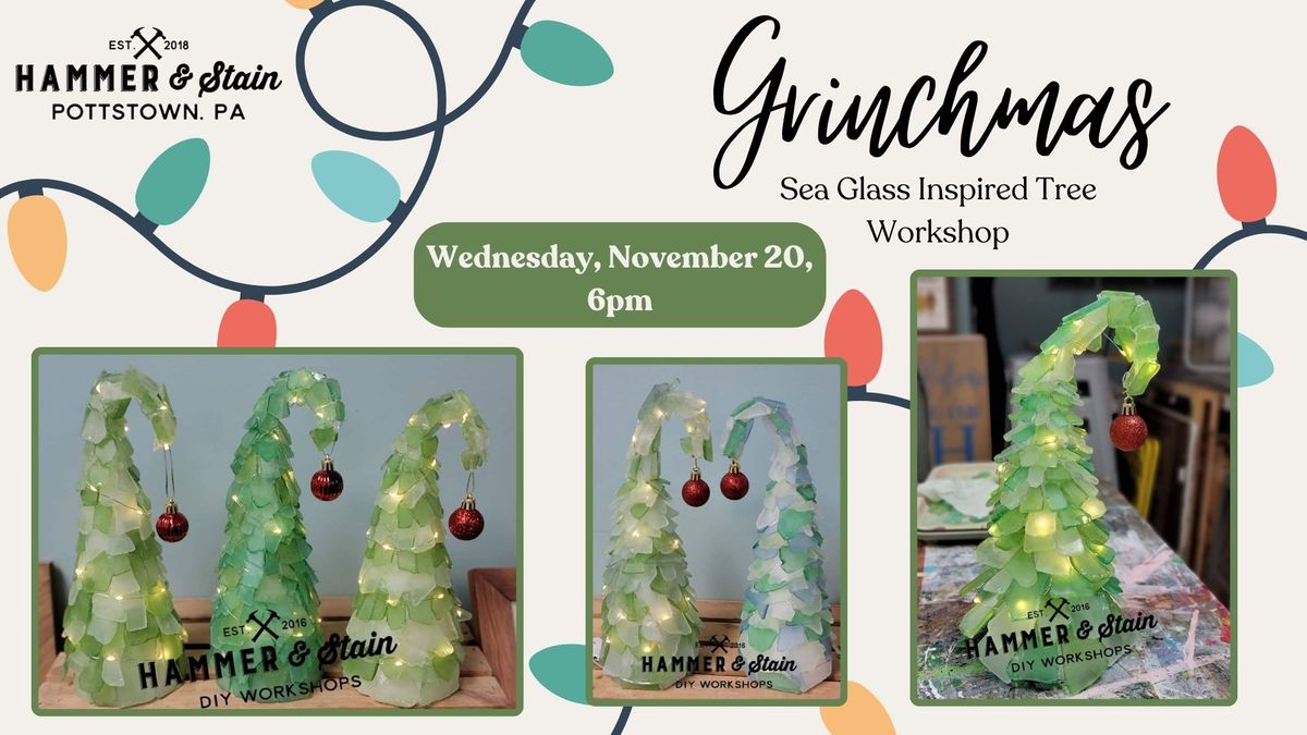 Grinchmas Sea Glass Trees