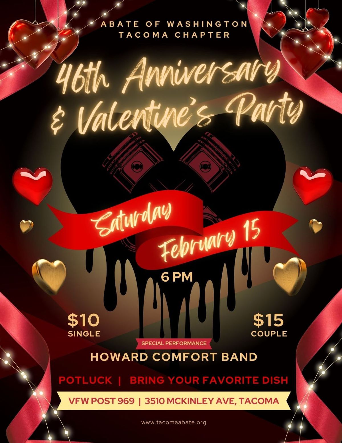 46th Anniversary and Valentine's Day Party