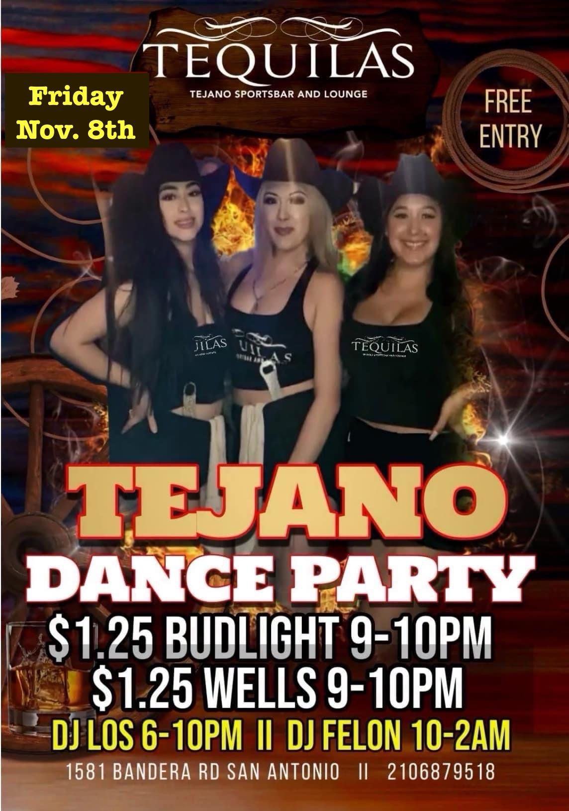 \ud83c\udfb6Singles Tejano Dance Party at Tequilas\ud83c\udfb6