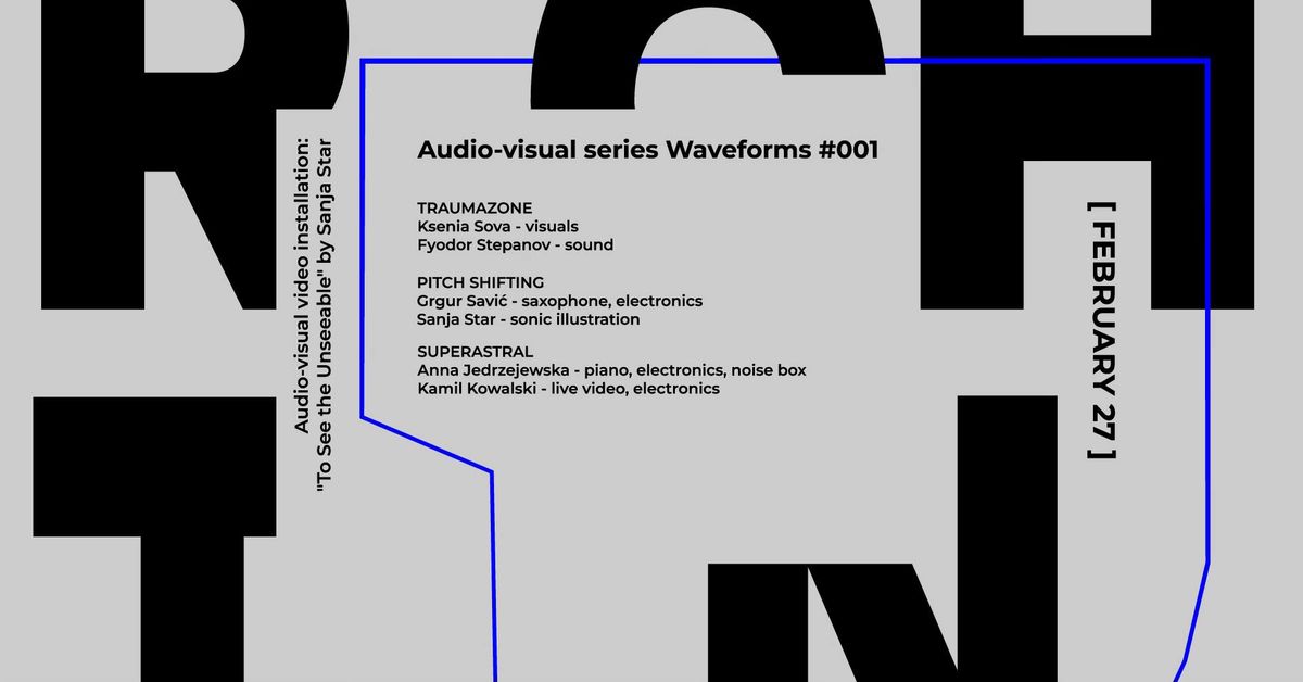 Audio-visual series Waveforms #01