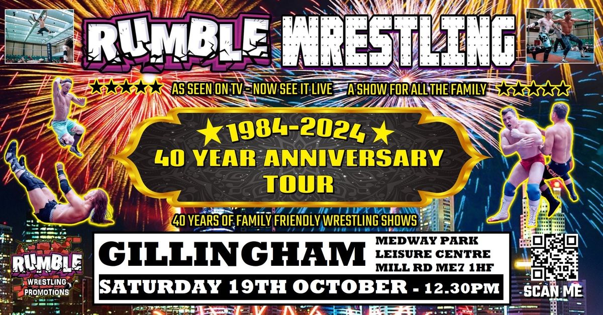  19 Rumble Wrestling 40 year Anniversary Tour Comes to Medway